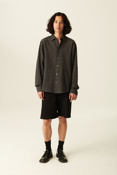 PEDRO 코튼 드로우스트링 밴딩 쇼츠 242 150 0076BLK